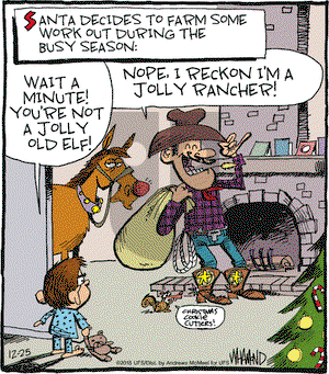 Reality Check on Tuesday December 25, 2018 Comic Strip