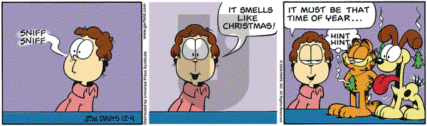 Garfield on Saturday December 4, 2004 Comic Strip