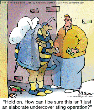 Cornered - Friday July 28, 2023 Comic Strip