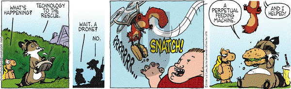 Over the Hedge on Monday March 21, 2016 Comic Strip