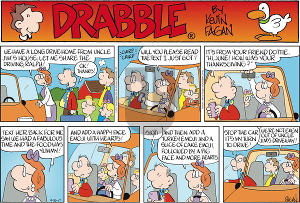 Drabble on Sunday November 26, 2017 Comic Strip