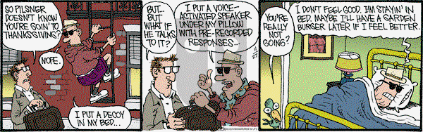 Monty on Wednesday November 27, 2019 Comic Strip