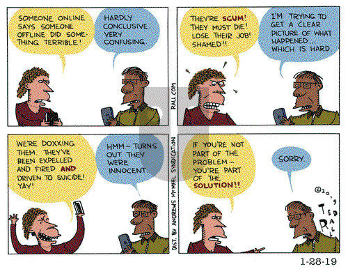 Ted Rall on Monday January 28, 2019 Comic Strip