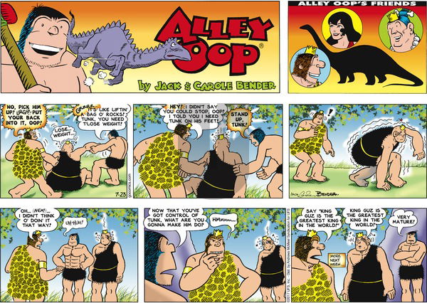 Alley Oop on Sunday July 23, 2017 Comic Strip
