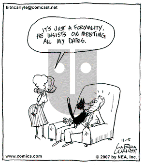 Kit 'N' Carlyle on Monday November 5, 2007 Comic Strip