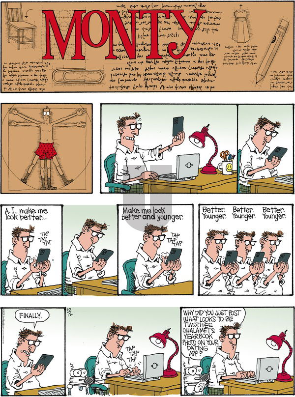 Monty on Sunday October 12, 2025 Comic Strip