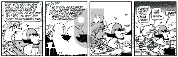 Doonesbury on Wednesday January 1, 1997 Comic Strip