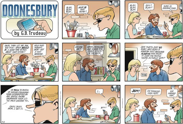 Doonesbury on Sunday July 9, 2006 Comic Strip