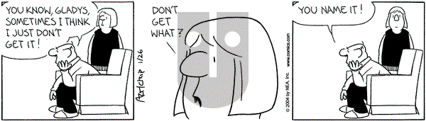 The Born Loser on Monday January 26, 2004 Comic Strip