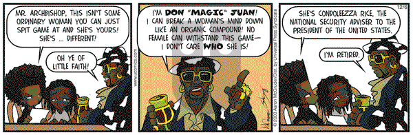 The Boondocks - Saturday December 6, 2003 Comic Strip