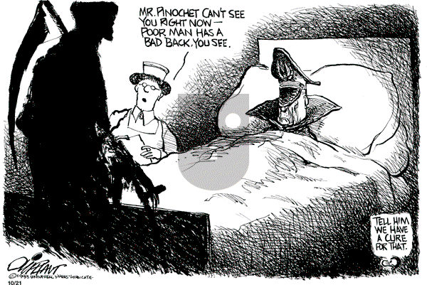 Pat Oliphant - Wednesday October 21, 1998 Comic Strip