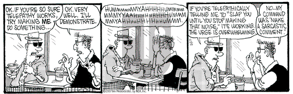 Monty on Thursday November 15, 2007 Comic Strip