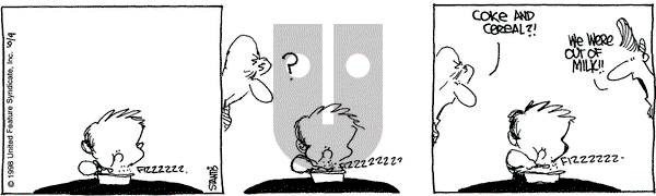 The Buckets on Friday October 9, 1998 Comic Strip