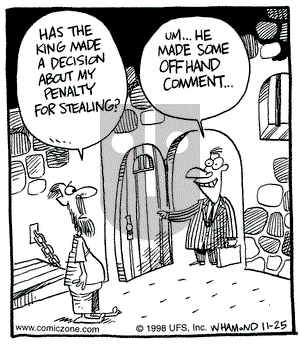 Reality Check on Wednesday November 25, 1998 Comic Strip