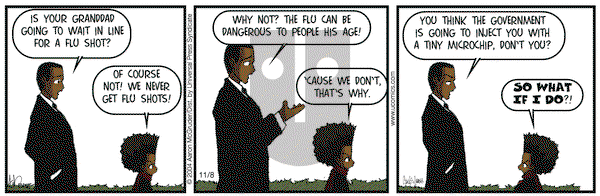 The Boondocks on Monday November 8, 2004 Comic Strip