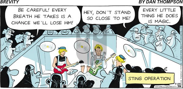 Brevity on Sunday July 29, 2018 Comic Strip