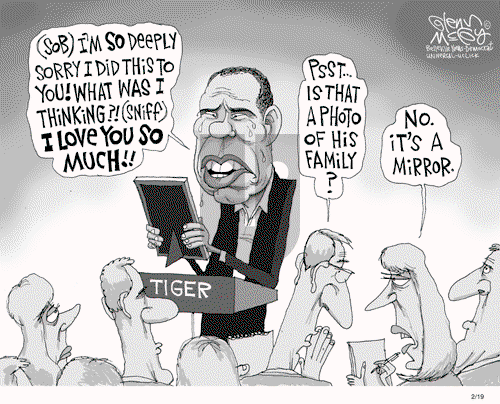 Glenn McCoy on Friday February 19, 2010 Comic Strip