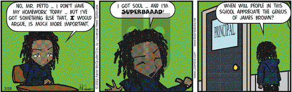 The Boondocks - Tuesday March 26, 2002 Comic Strip
