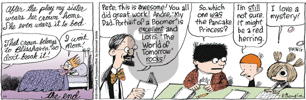 Cul de Sac on Friday September 9, 2011 Comic Strip