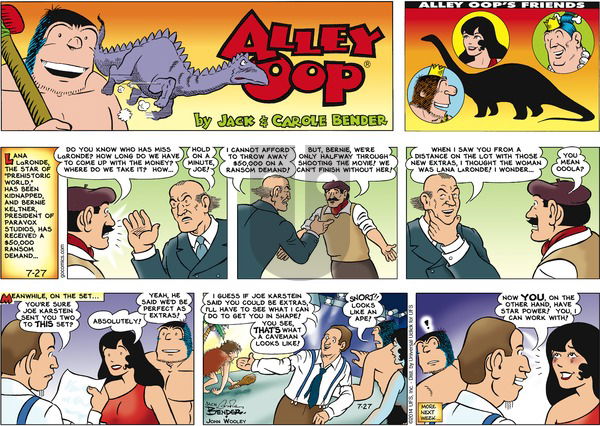 Alley Oop on Sunday July 27, 2014 Comic Strip