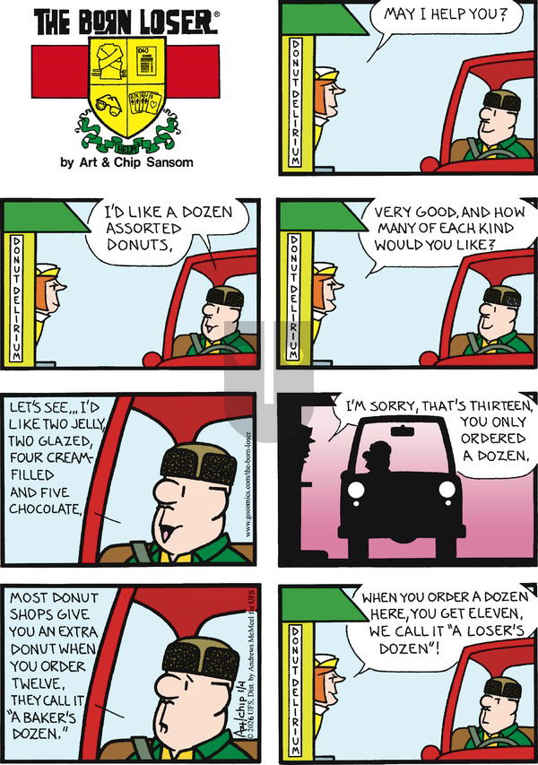 The Born Loser on Sunday January 4, 2026 Comic Strip