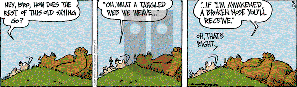 The Grizzwells on Wednesday September 3, 2014 Comic Strip