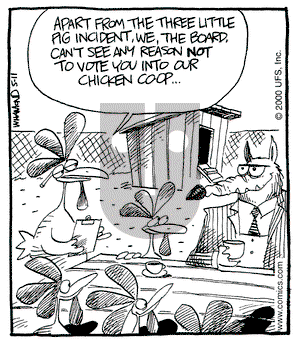 Reality Check on Thursday May 11, 2000 Comic Strip