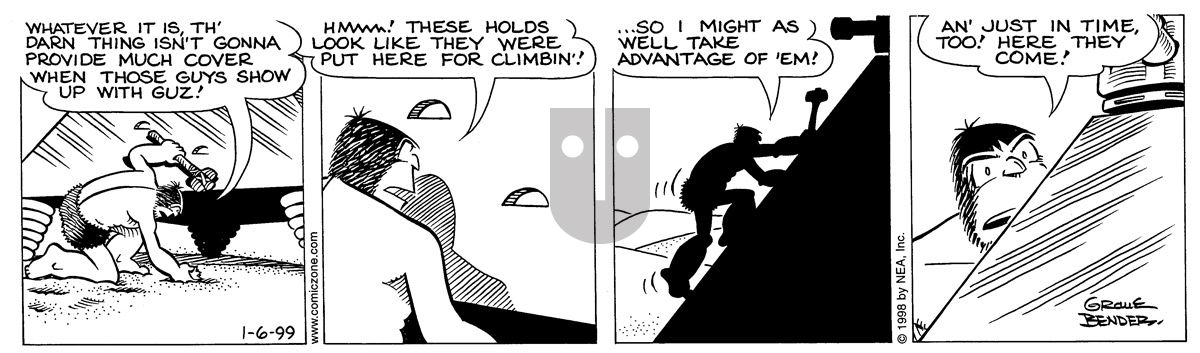 Alley Oop - Wednesday January 6, 1999 Comic Strip