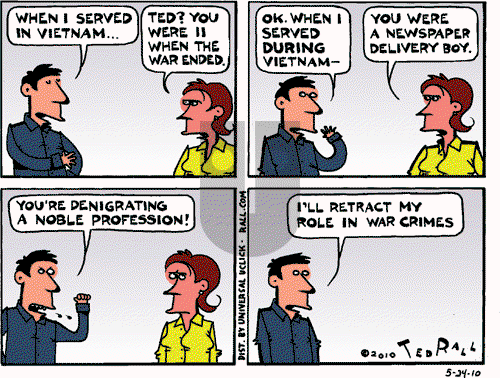 Ted Rall on Monday May 24, 2010 Comic Strip