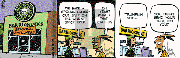 La Cucaracha on Monday November 9, 2015 Comic Strip