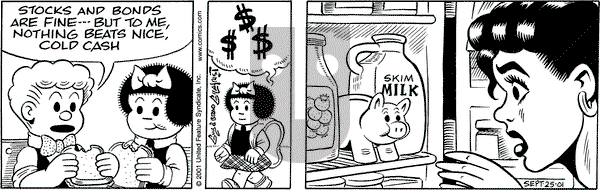 Nancy on Tuesday September 25, 2001 Comic Strip