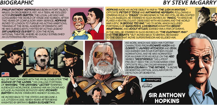 Biographic on Sunday February 28, 2021 Comic Strip