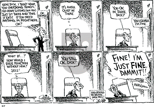Pat Oliphant on Wednesday March 7, 2001 Comic Strip