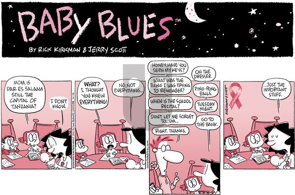 Baby Blues on Sunday October 10, 2010 Comic Strip
