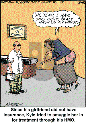 Close to Home on Tuesday March 15, 2011 Comic Strip