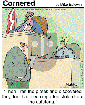 Cornered on Thursday May 16, 2019 Comic Strip