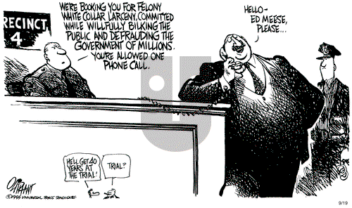 Pat Oliphant on Thursday September 19, 1985 Comic Strip