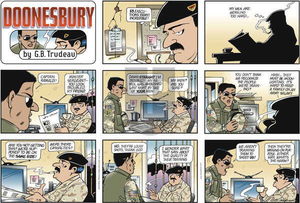 Doonesbury on Sunday July 15, 2007 Comic Strip