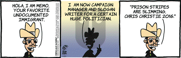 La Cucaracha on Friday January 31, 2014 Comic Strip