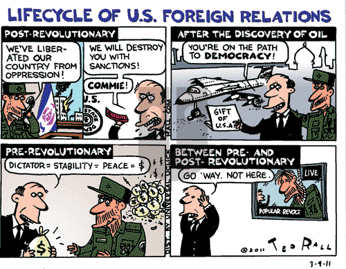 Ted Rall on Wednesday March 9, 2011 Comic Strip