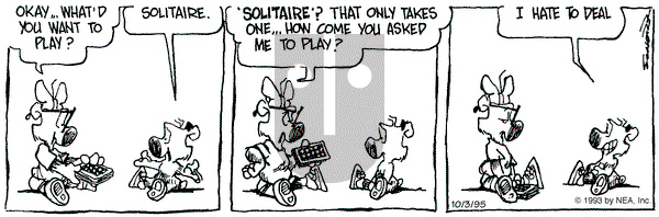 The Grizzwells - Tuesday October 3, 1995 Comic Strip
