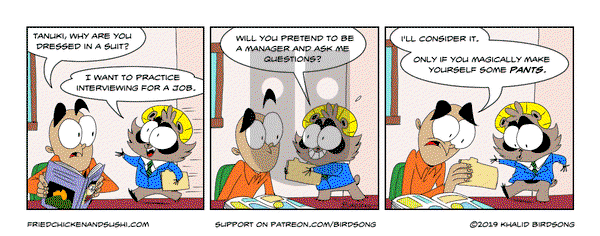 Little Fried Chicken and Sushi on 2025-07-02 Comic Strip