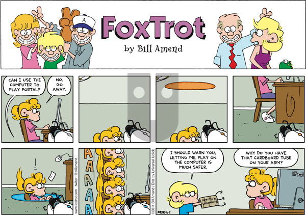 FoxTrot on Sunday June 5, 2011 Comic Strip
