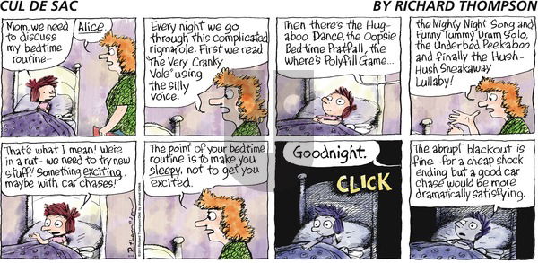 Cul de Sac on Sunday September 18, 2016 Comic Strip