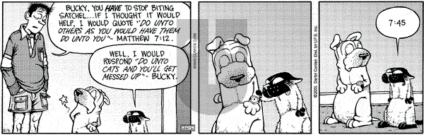 Get Fuzzy on Monday August 6, 2001 Comic Strip