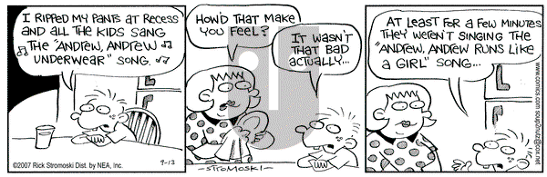 Soup to Nutz - Old on Thursday September 13, 2007 Comic Strip