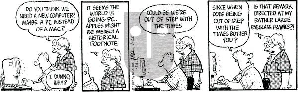 Betty on Tuesday July 22, 1997 Comic Strip