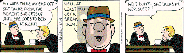 The Born Loser on Friday January 29, 2010 Comic Strip