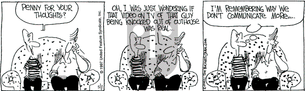 The Buckets on Thursday May 1, 1997 Comic Strip