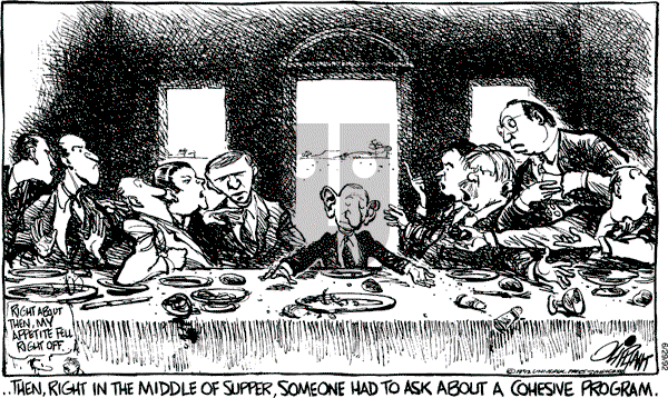 Pat Oliphant - Monday June 29, 1992 Comic Strip